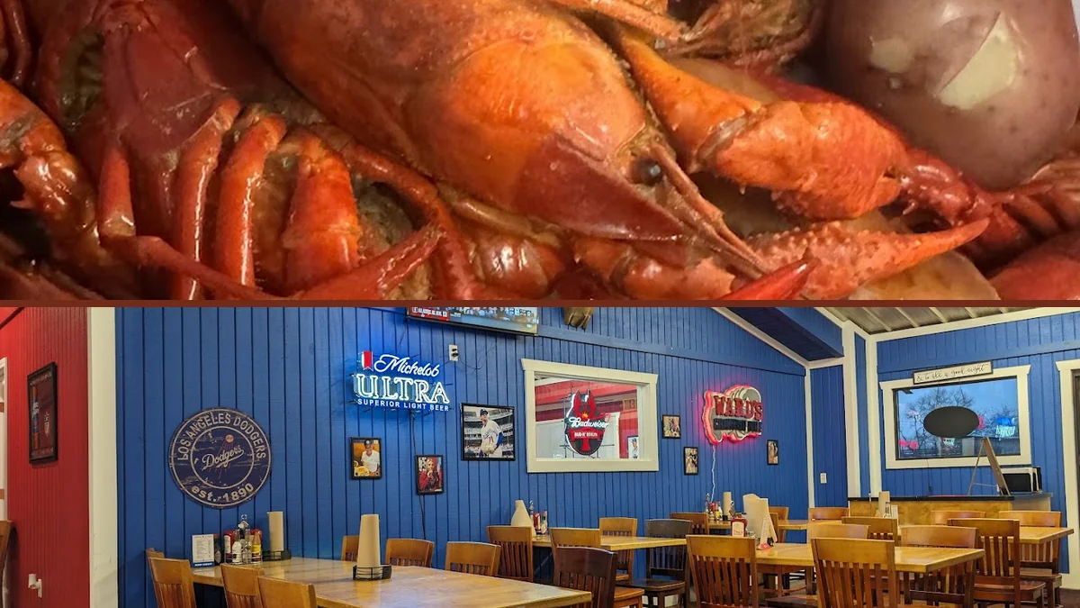 Crisp fried seafood served with simple sides